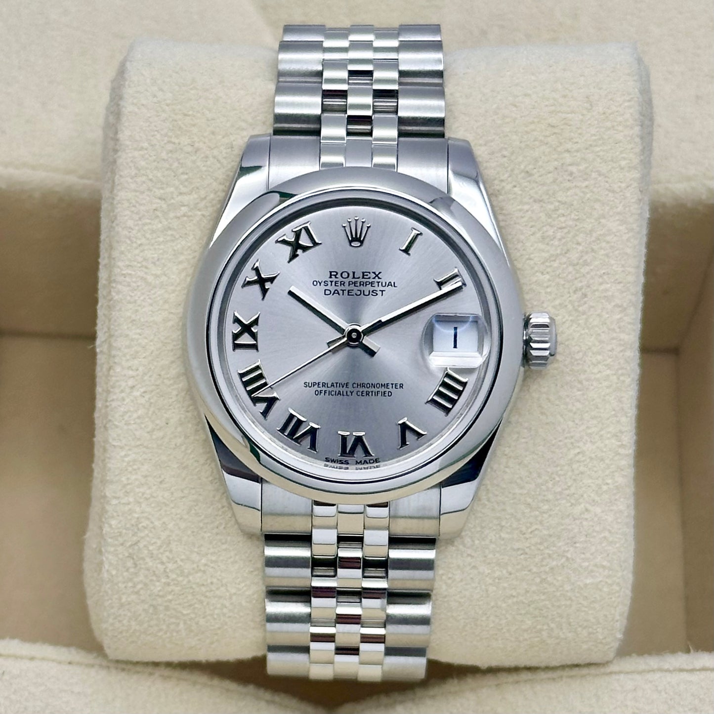 Datejust 31 Silver Romans Ref 178240 2013