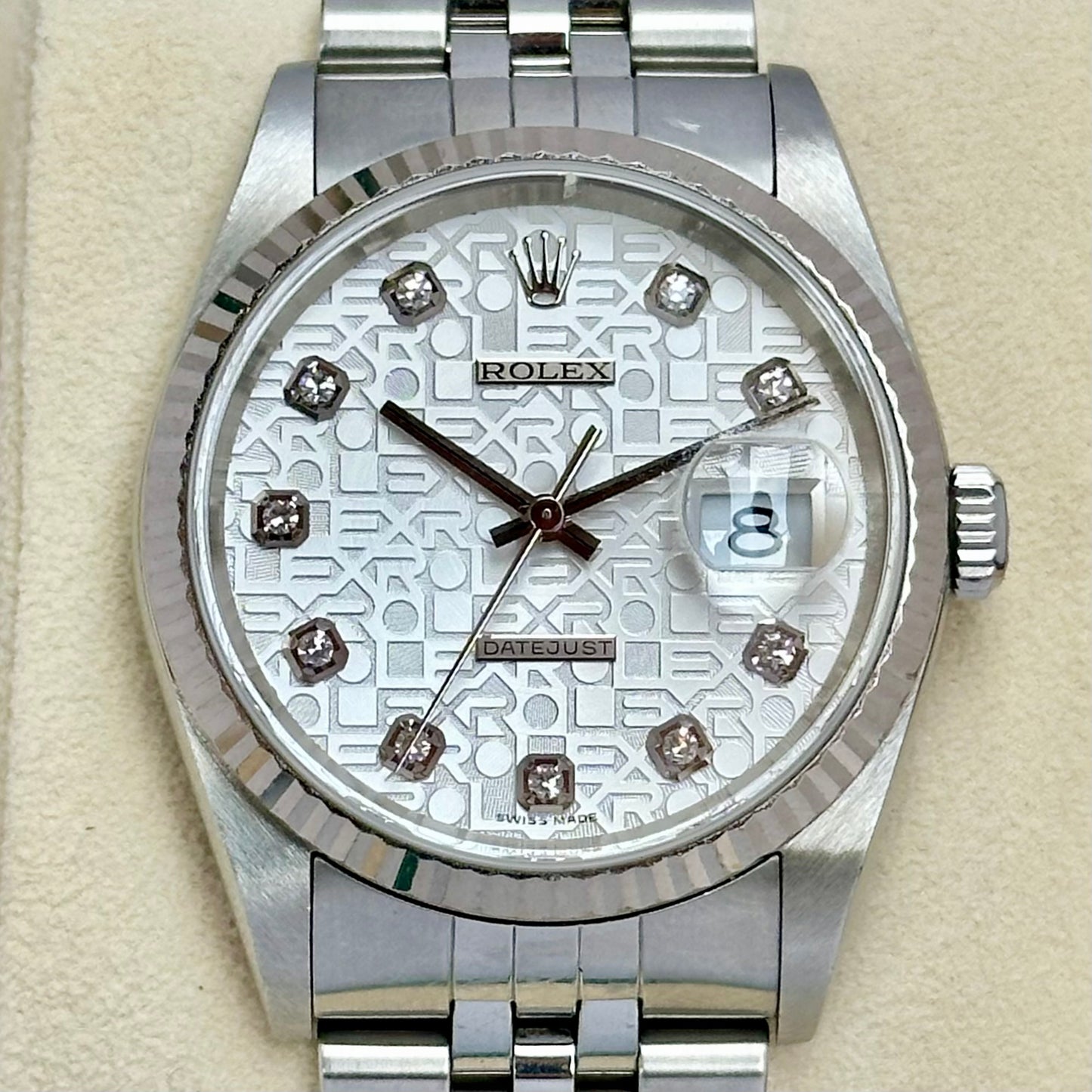 Datejust 36 Anniversary Diamond Dial Ref 16234G 2004