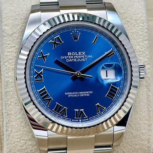 Datejust 41 Azzurro Blue Ref 126334 2022