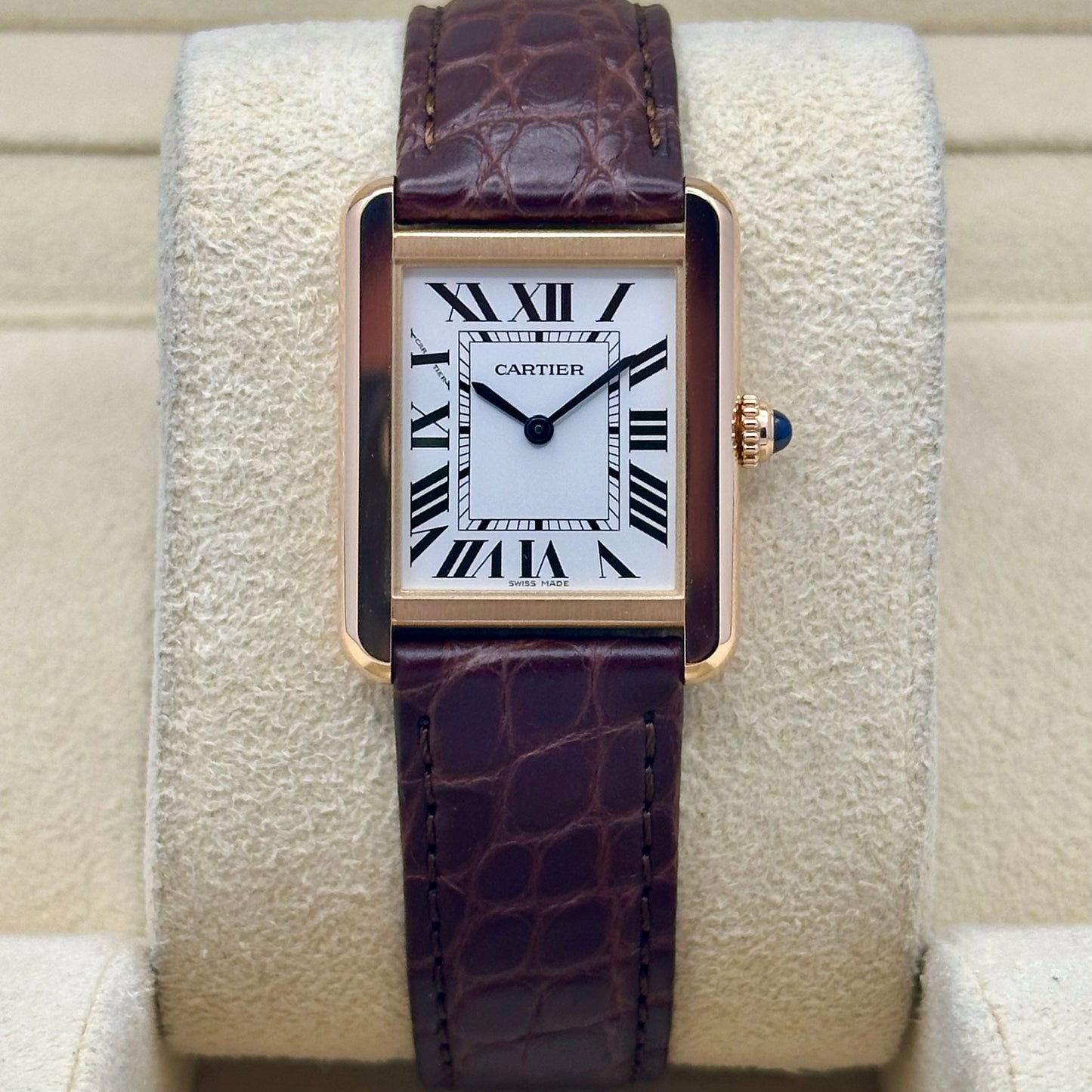 Tank Solo White Romans 18K Rose Gold Ref W5200024 2021