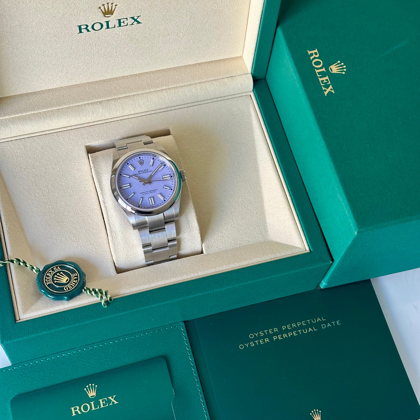 Oyster Perpetual 41 Lavender Dial Ref 134300 2025
