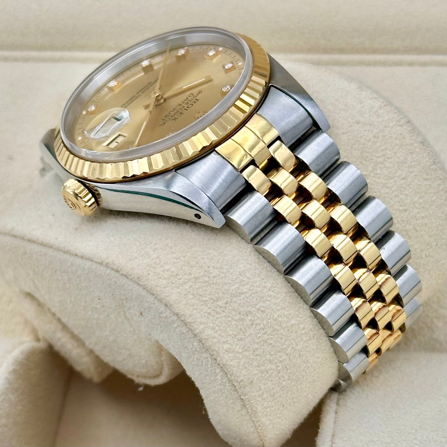 Datejust 36 Champagne Diamond Ref 16233 1993