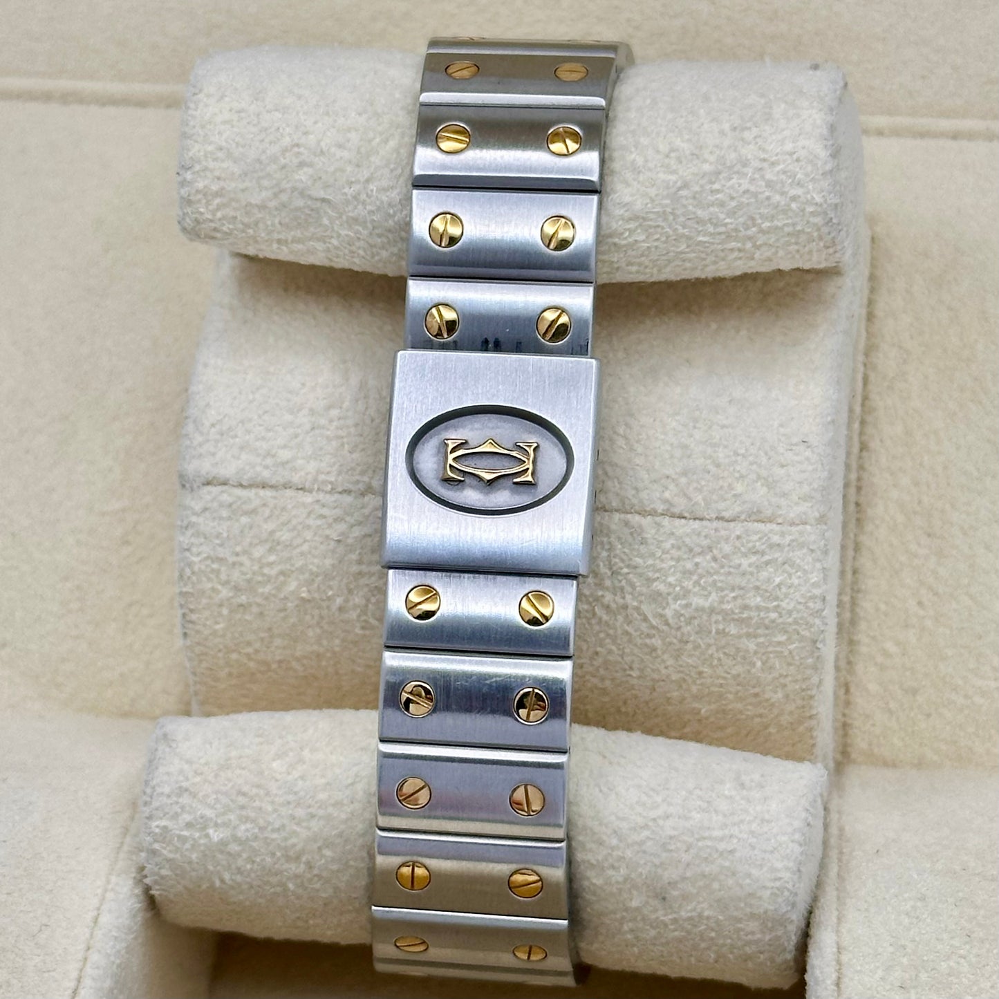 Santos Galbee Large 18K Yellow Gold Two Tone Ref W20011C4 1991