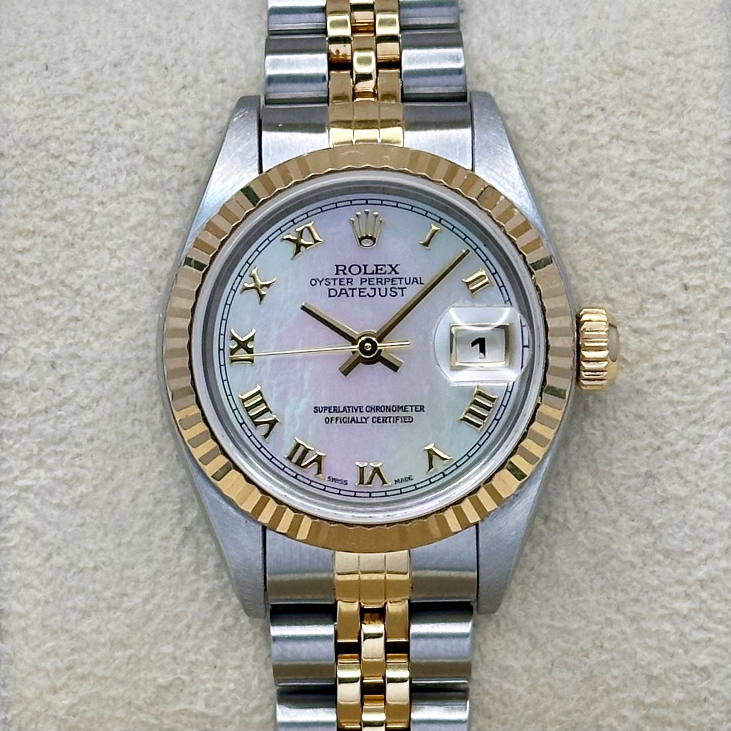 Lady-Datejust 26 Mother Of Pearl Romans Ref 79173 1999