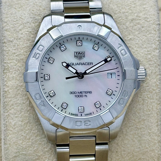 Aqua Racer Ladies Mother Of Pearl Diamond Ref WBD1314.BA0740 2020