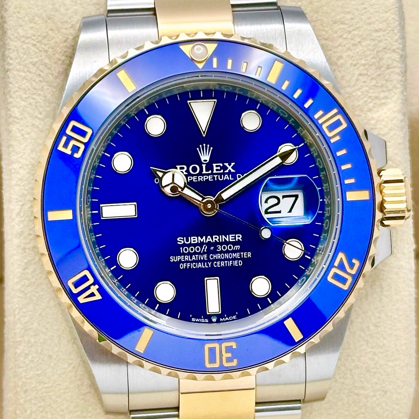 Submariner Date Bluesy Two Tone Ref 126613LB 2022