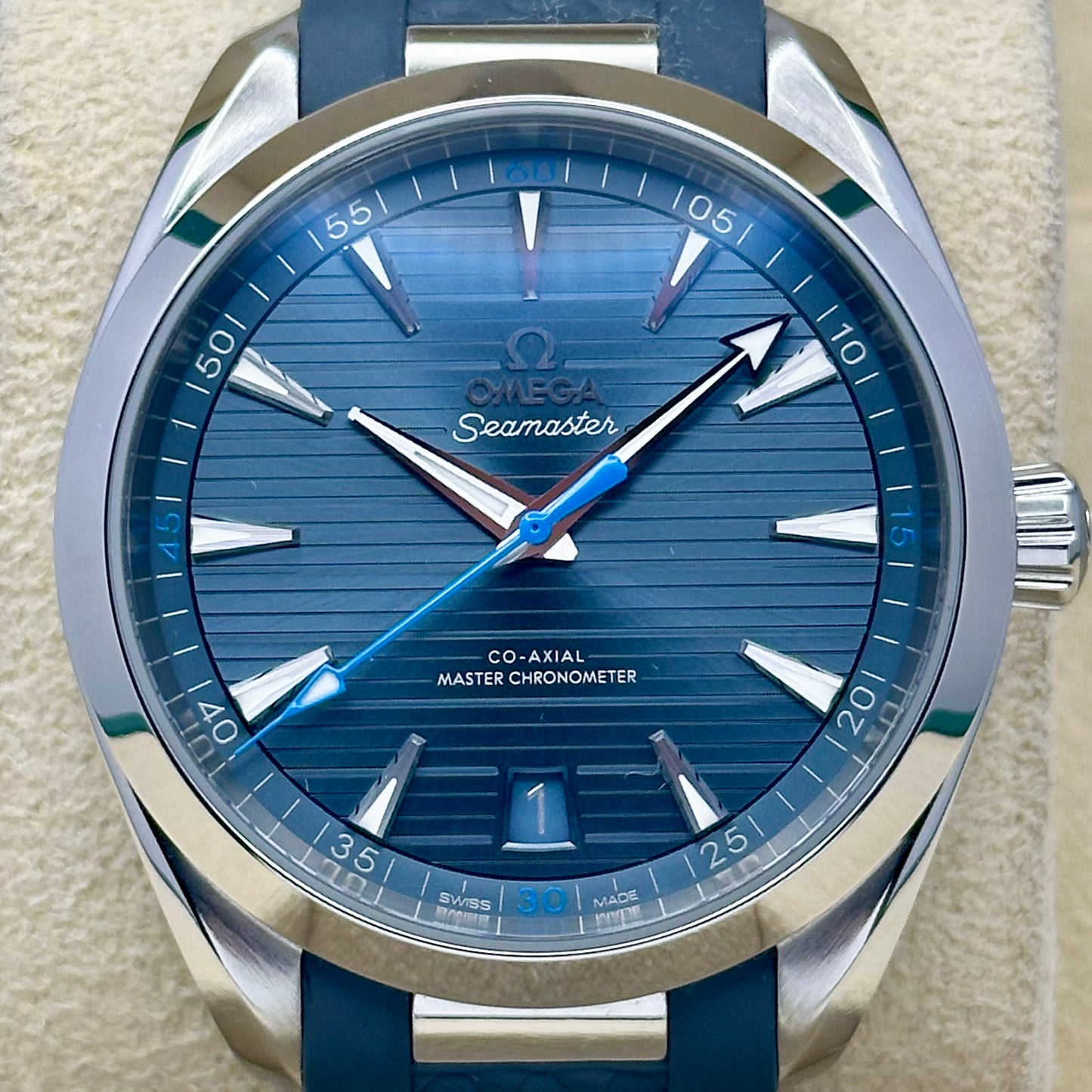 Seamaster Aqua Terra 150M Blue Ref 220.12.41.21.03.002 2018