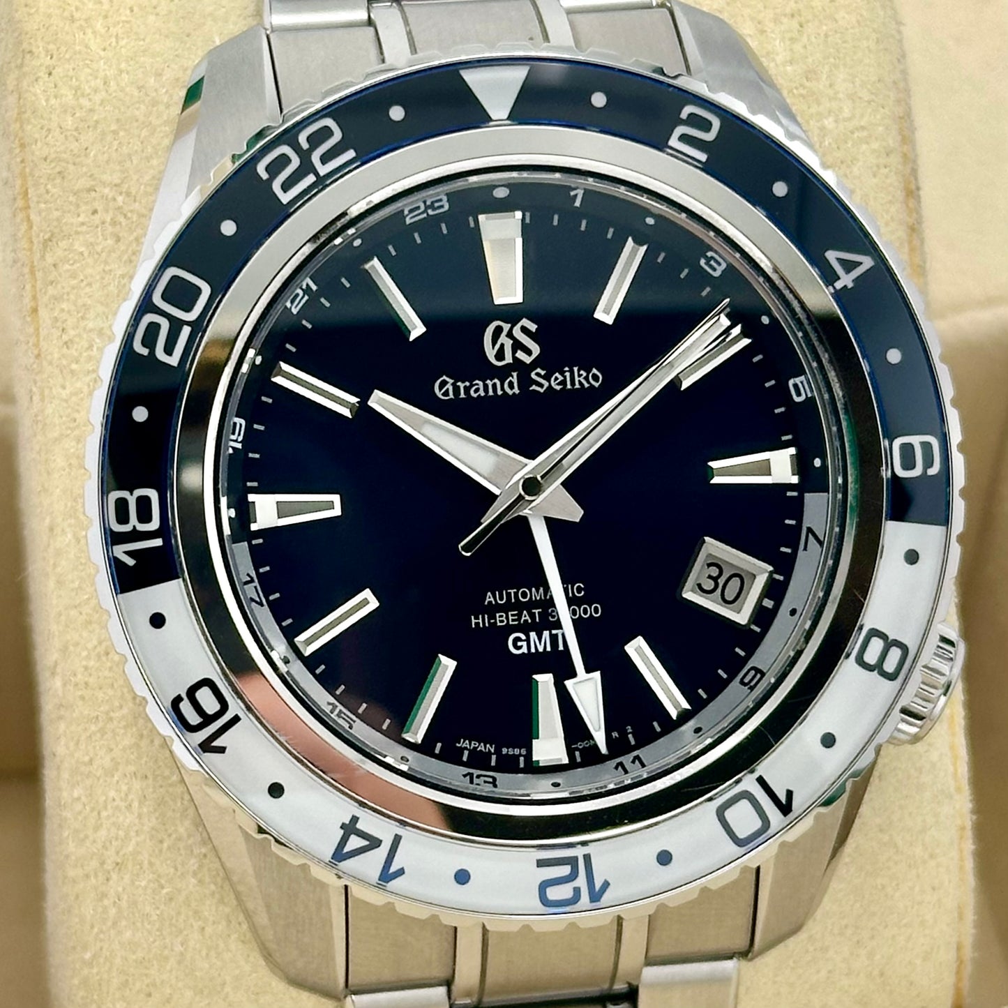 Hi-Beat 36000 GMT Blue Ref SBGJ237G 2023