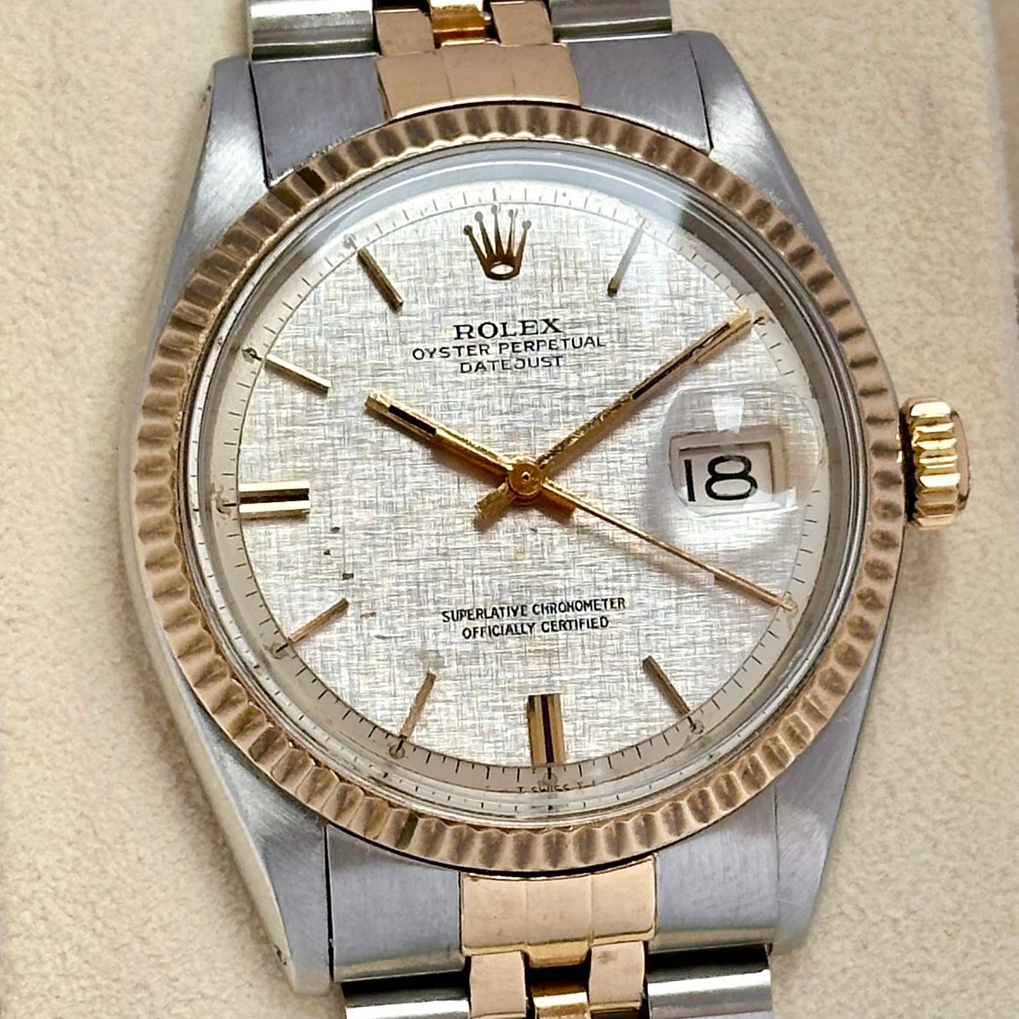 Datejust 36 Linen Ref 1601 1970