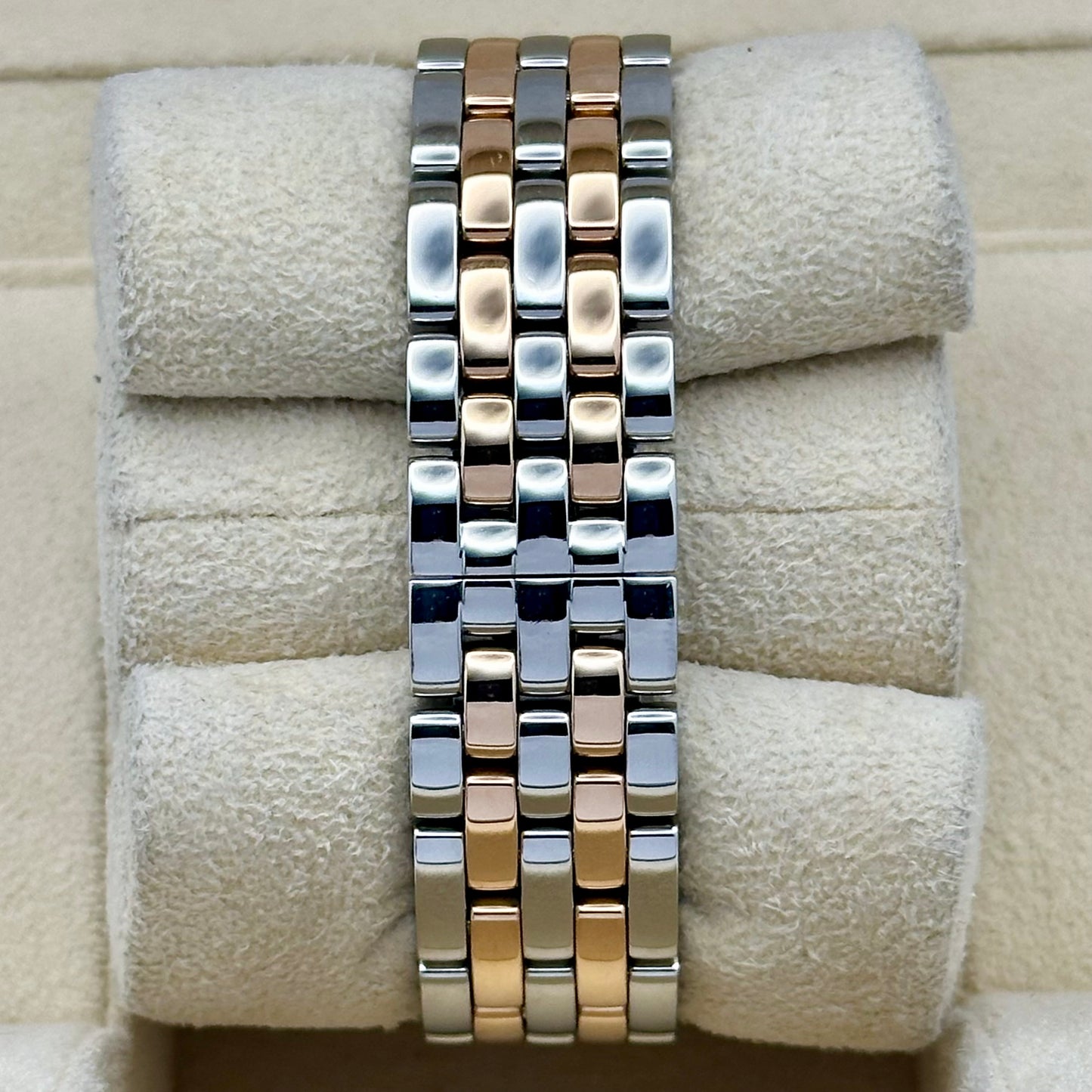 Panthére Medium Factory Diamond Bezel 18K Rose Gold White Romans Ref W3PN0007 2024