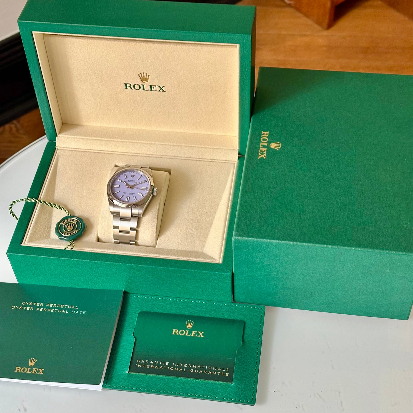 Oyster Perpetual 41 Lavender Dial Ref 134300 2026