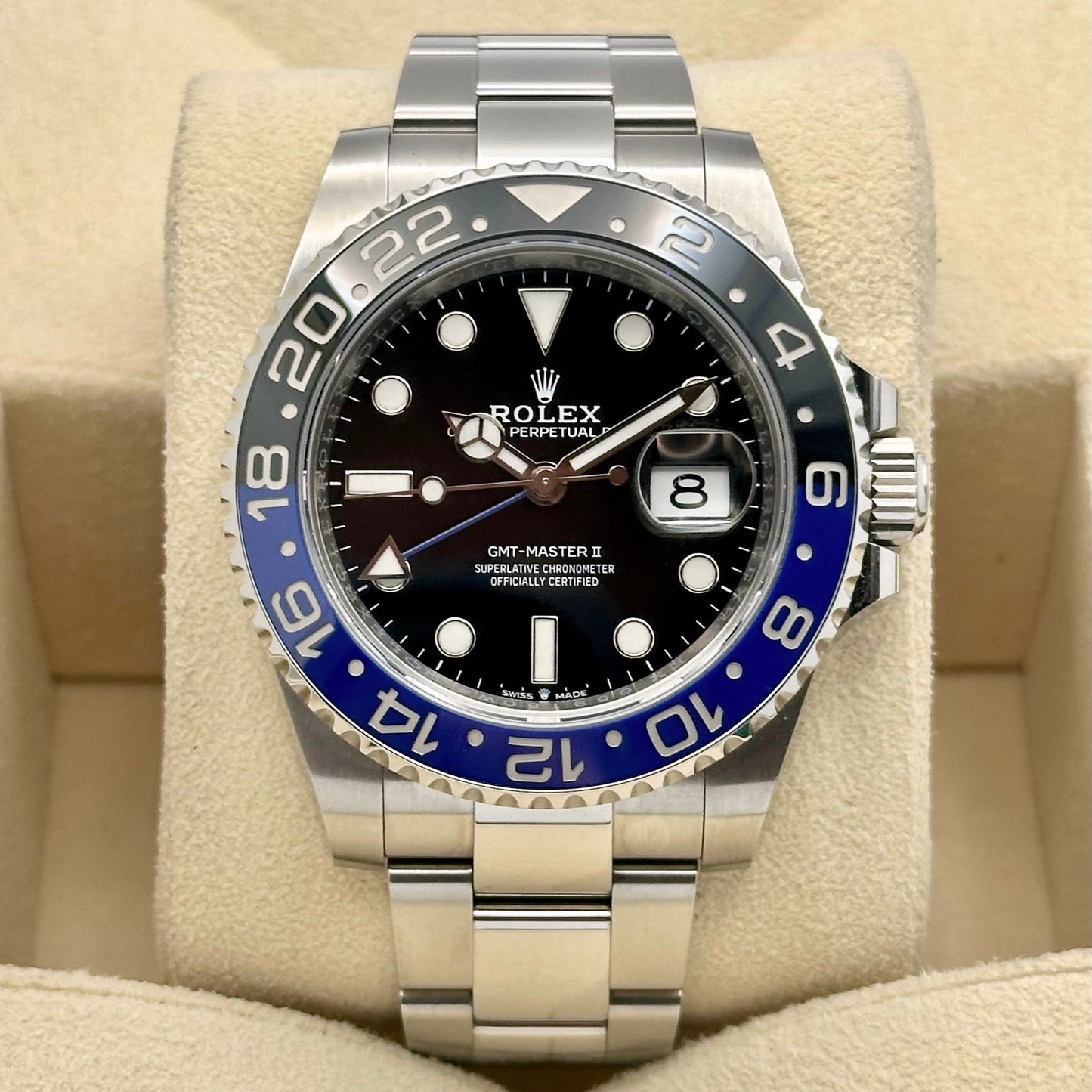 GMT Master II Batman Ref 126710BLNR 2024