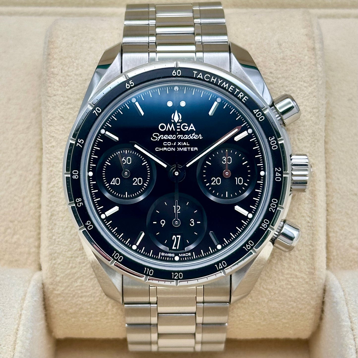 Speedmaster 38 Black Ref 324.30.38.50.01.001 2023