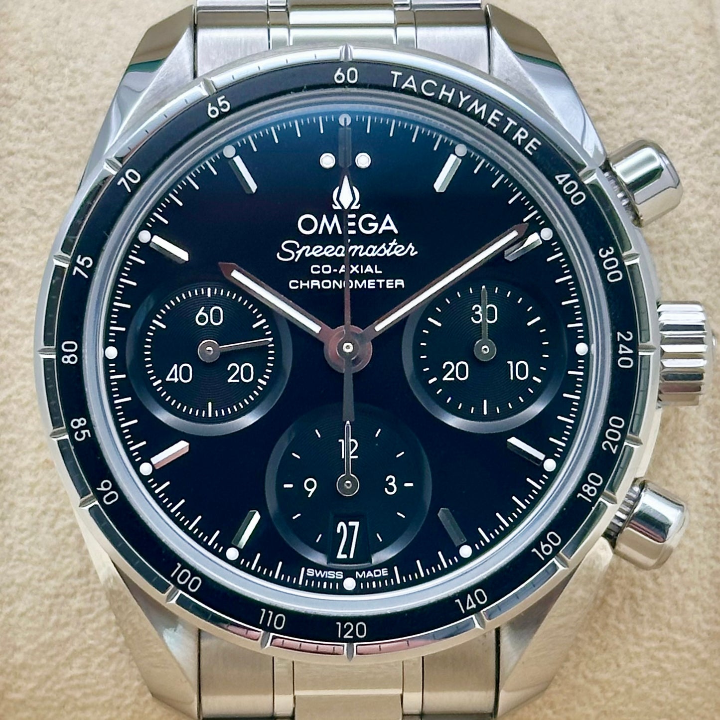 Speedmaster 38 Black Ref 324.30.38.50.01.001 2023