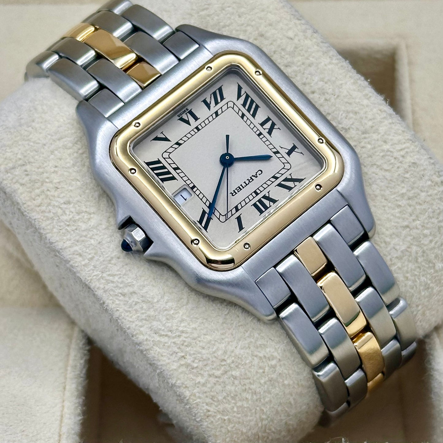 Panthére Single Row Jumbo 18K Yellow Gold Ref 8395 1990