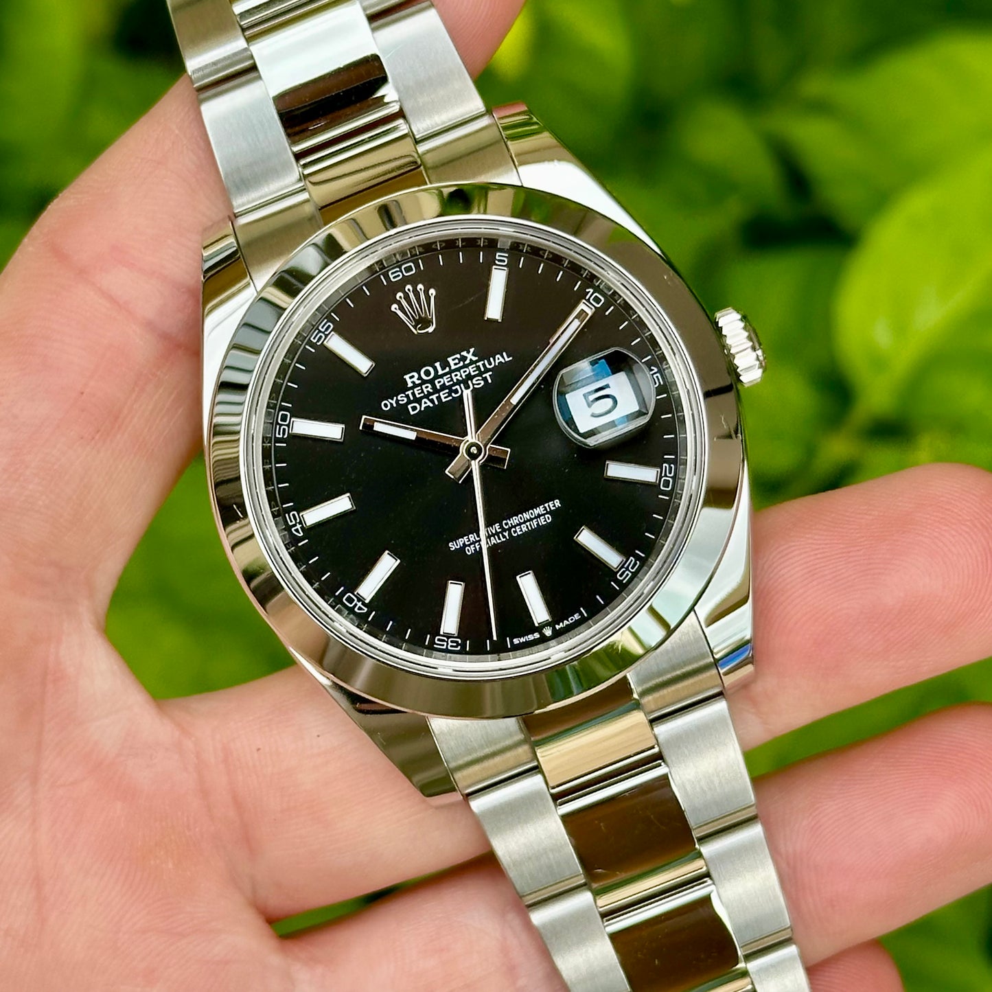 Datejust 41 Black Ref 126300 2021