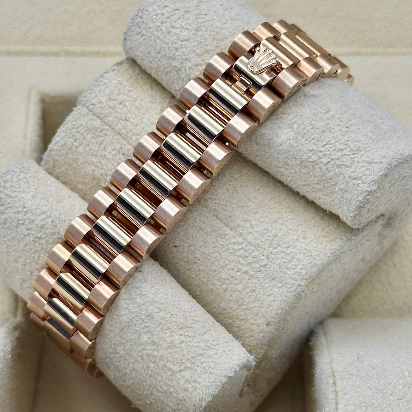 Lady-Datejust 28 Chocolate Diamond Star 18K Rose Gold President 279175