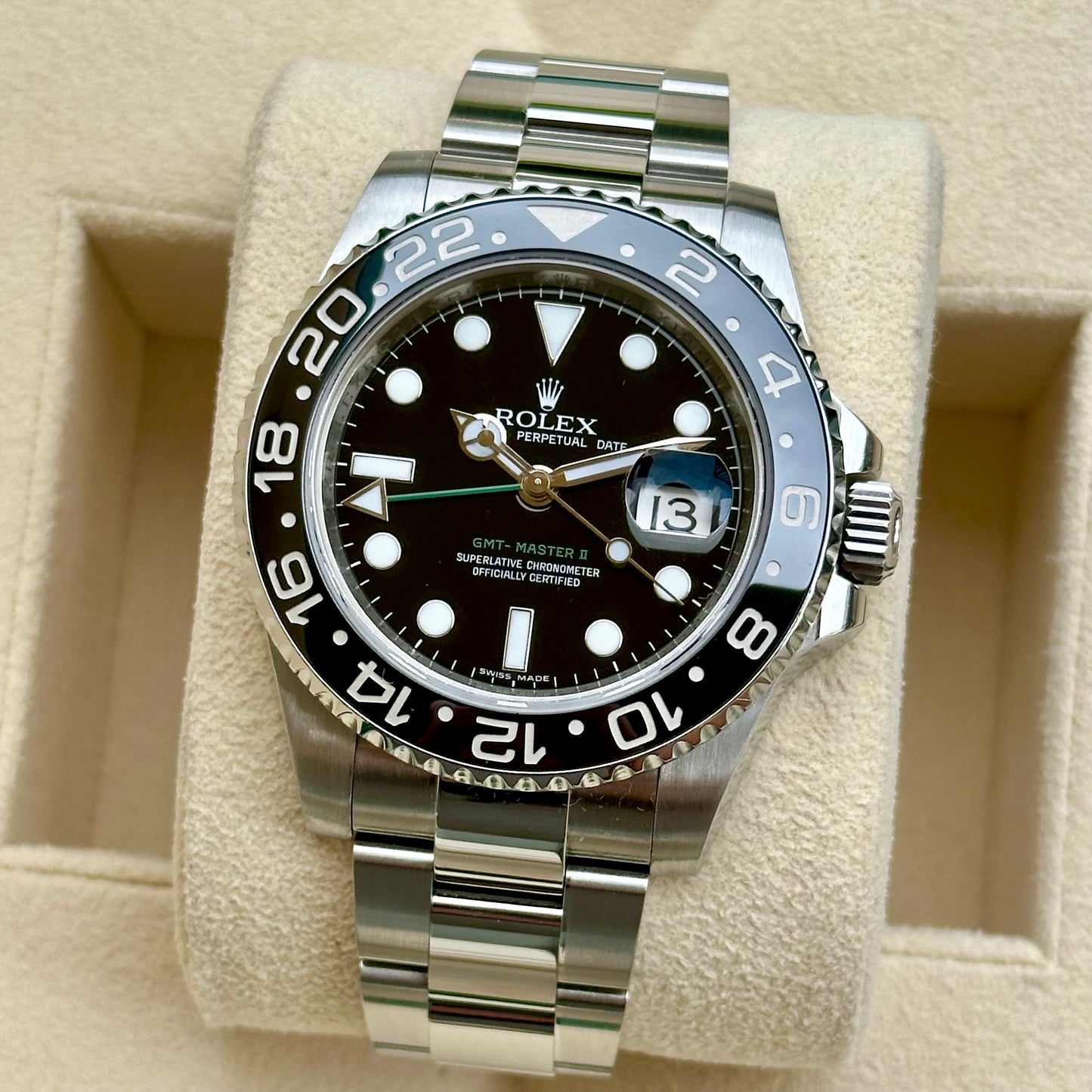 GMT Master II Green Arrow Ref 116710LN 2007 RSC 2022