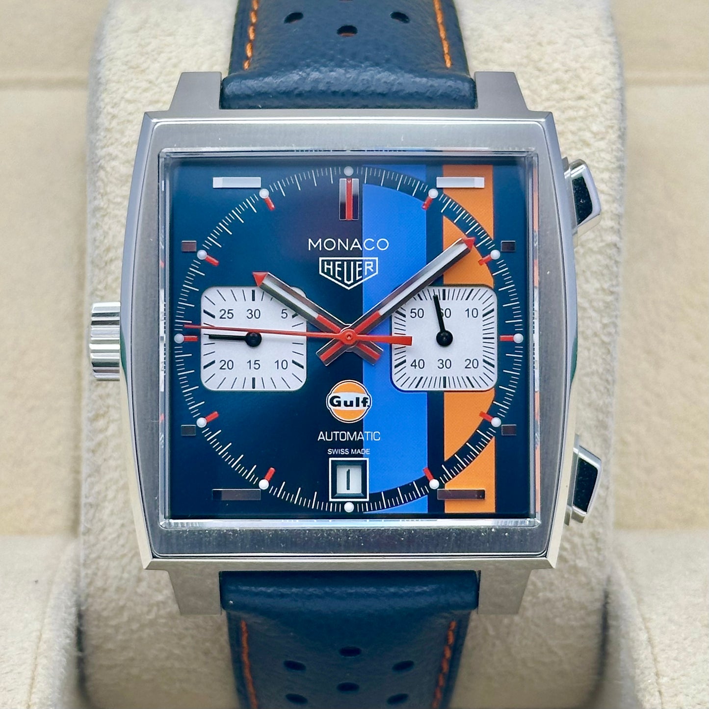 Monaco Chronograph X Gulf Special Edition Ref CAW211R.FC6401 2022