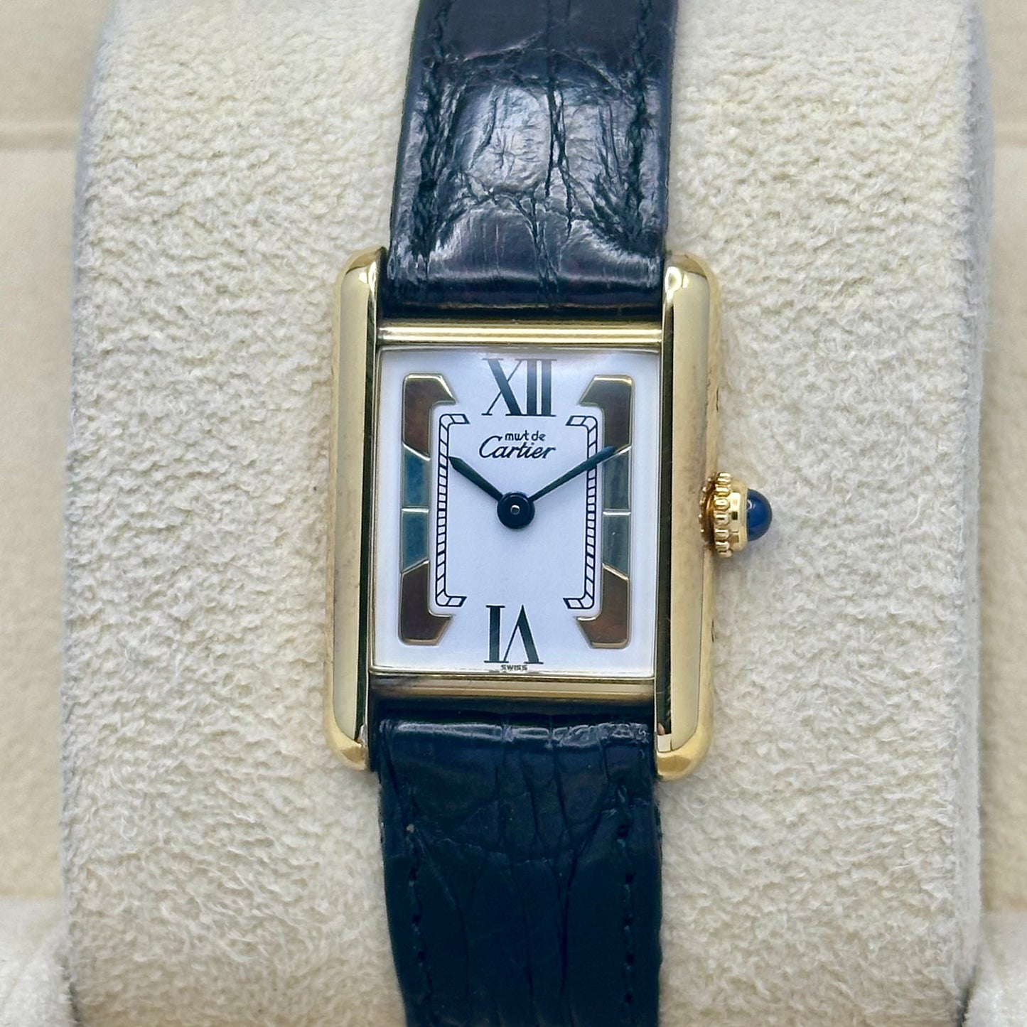 Tank Must Small White Trinity Dial Ref 5057001