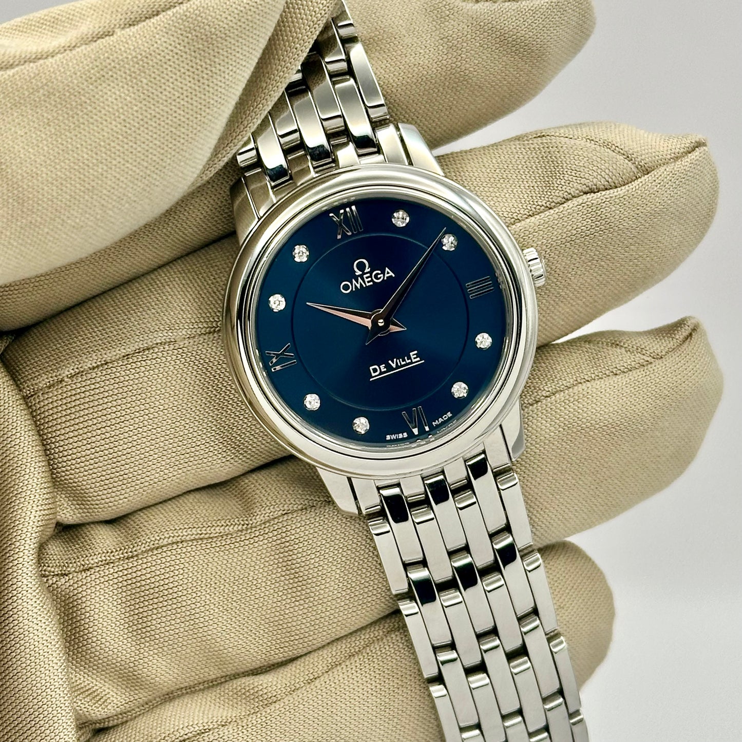 De Ville Prestige Ladies Blue Diamond Ref 424.10.27.60.53.001 2024