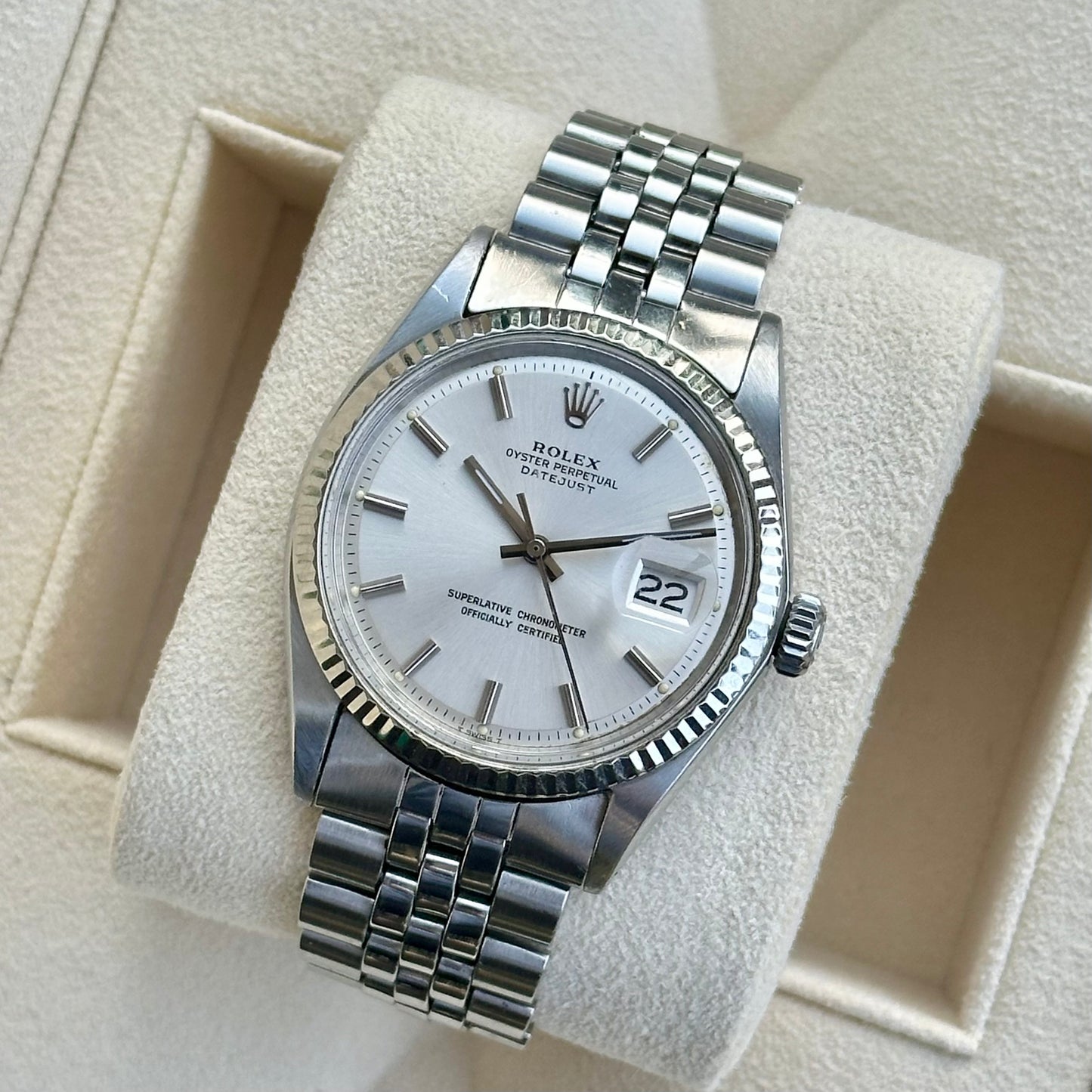 Datejust 36 Pie Pan Dial Ref 1601 1970