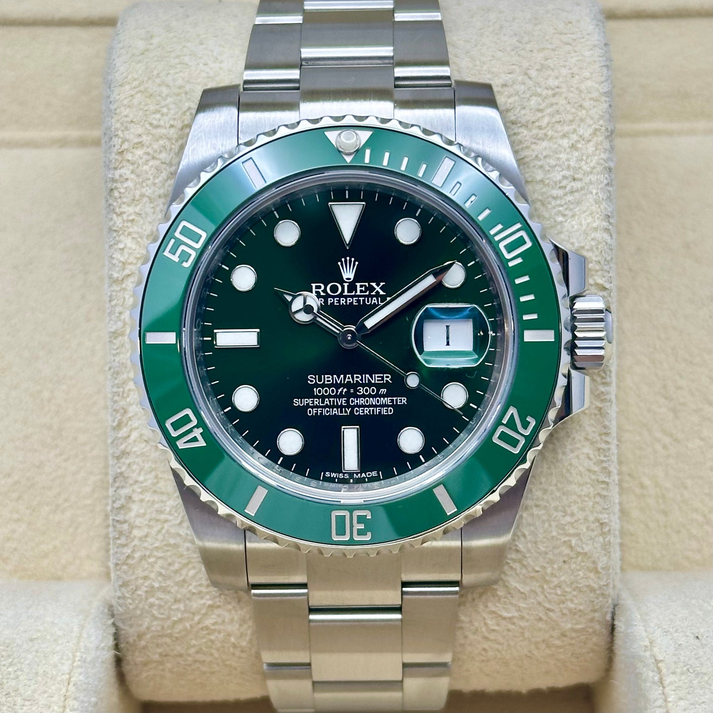 Submariner Date Hulk Ref 116610LV 2013