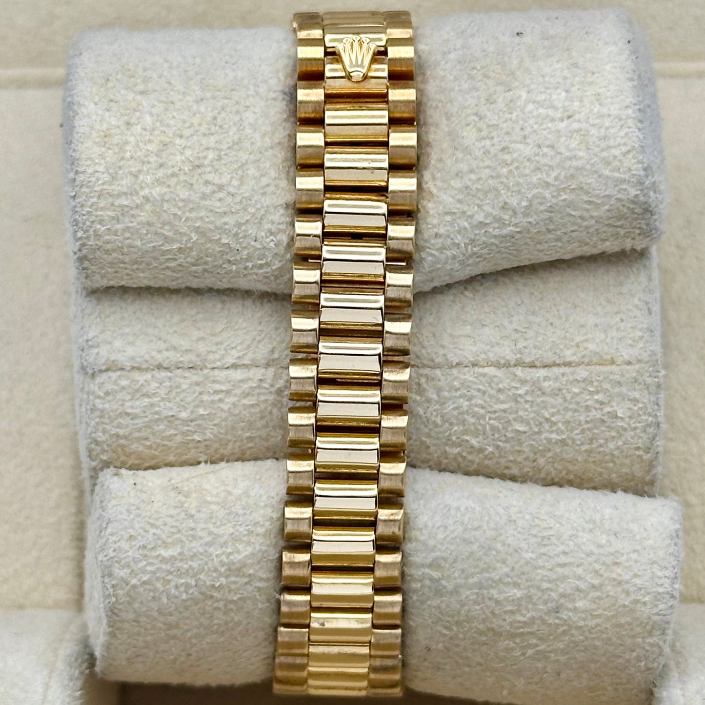 Lady-Datejust 26 Sunburst Blue Diamond 18K Yellow Gold President Ref 69178