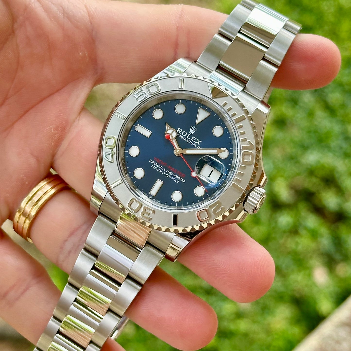 Yacht-Master 40 Platinum Blue Ref 126622 2025