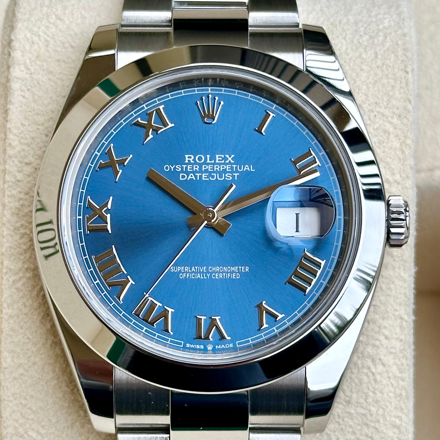 Datejust 41 Azzurro Blue Ref 126300 2020