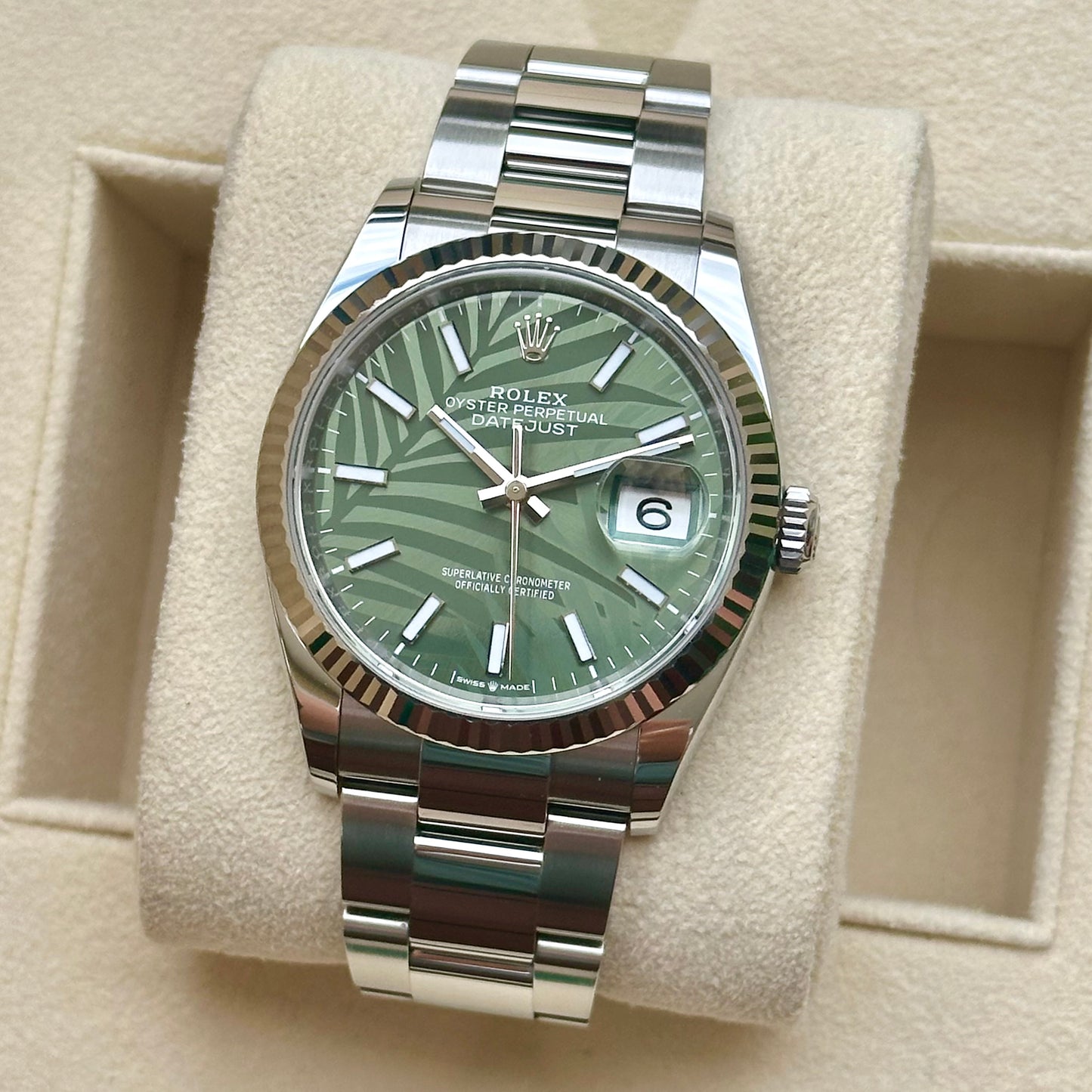 Datejust 36 Palm Motif Ref 126234 2022