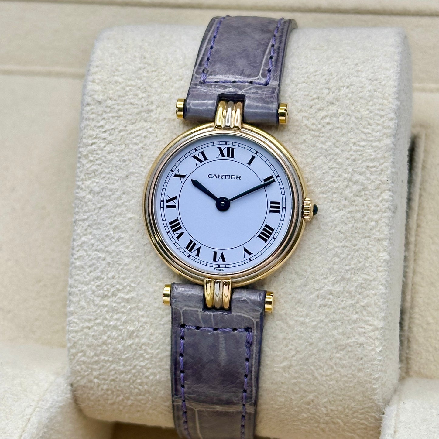 Vendome Trinity 18K Gold White Romans Ref 81004 1990