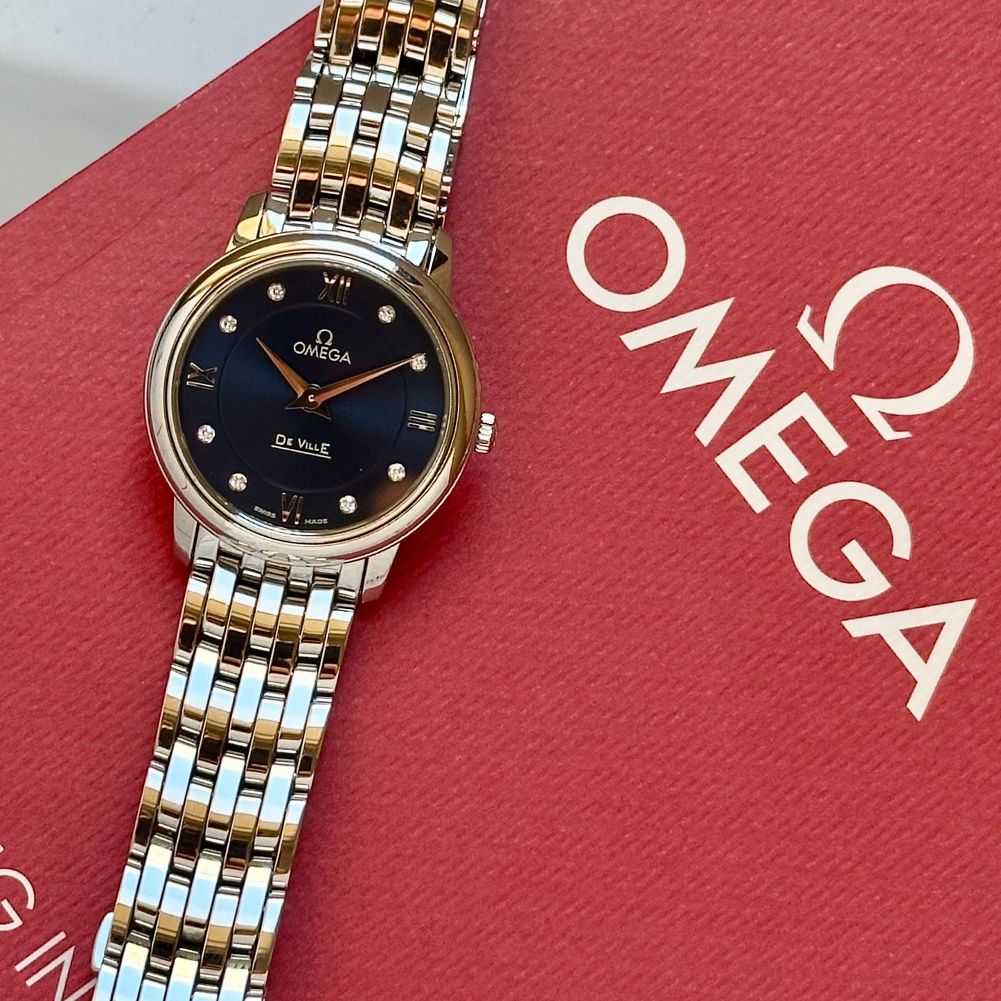 De Ville Prestige Ladies Blue Diamond Ref 424.10.27.60.53.001 2024