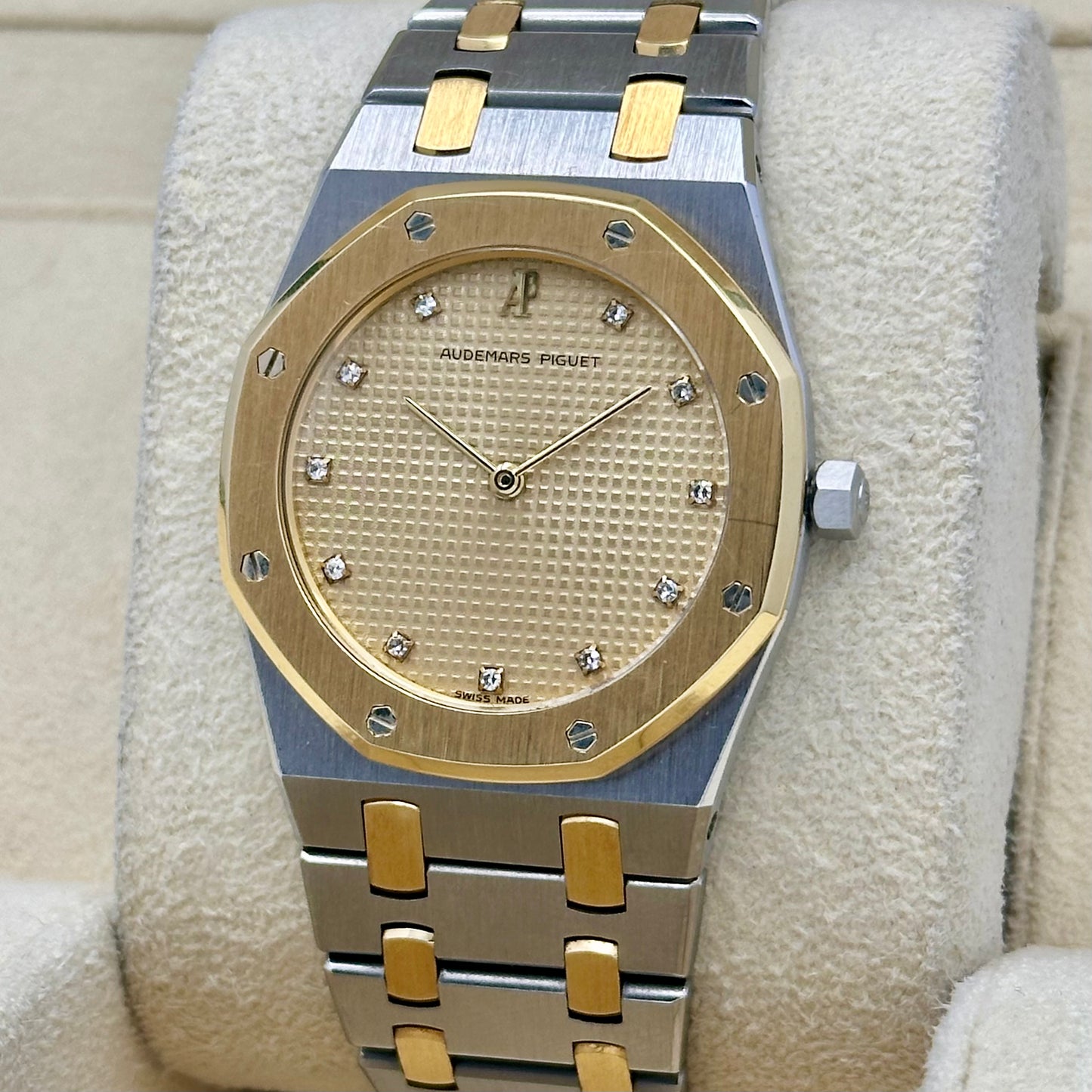 Royal Oak Champagne Diamond 18K Yellow Gold Two Tone Ref 56303SA 1990