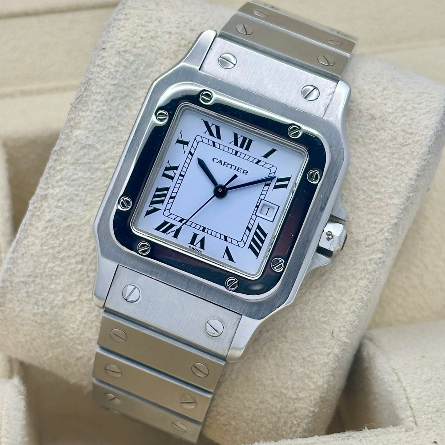 Santos Carrée Large White Romans Ref 2960