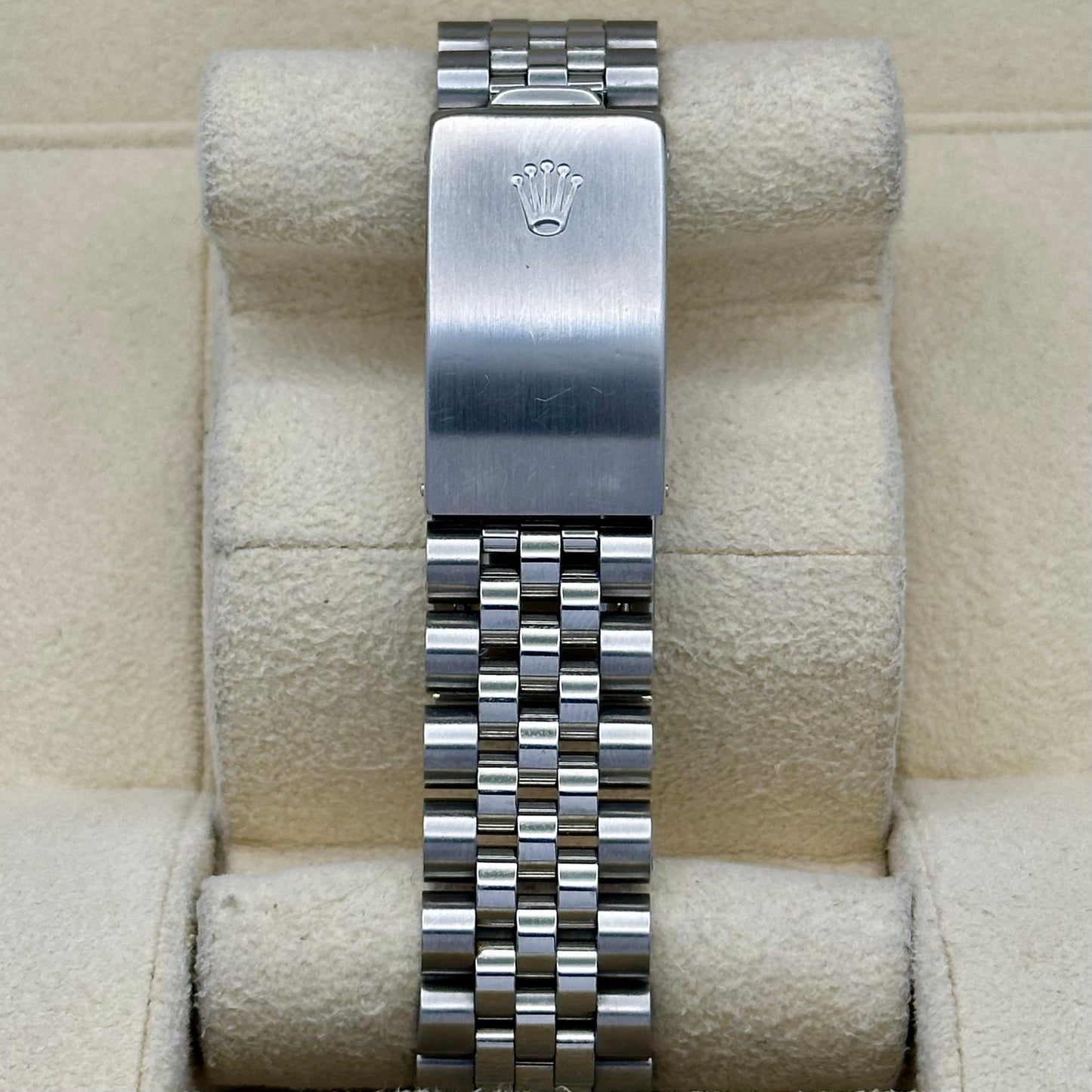 Datejust 36 Sunburst Silver 18K White Gold Ref 16014 1988