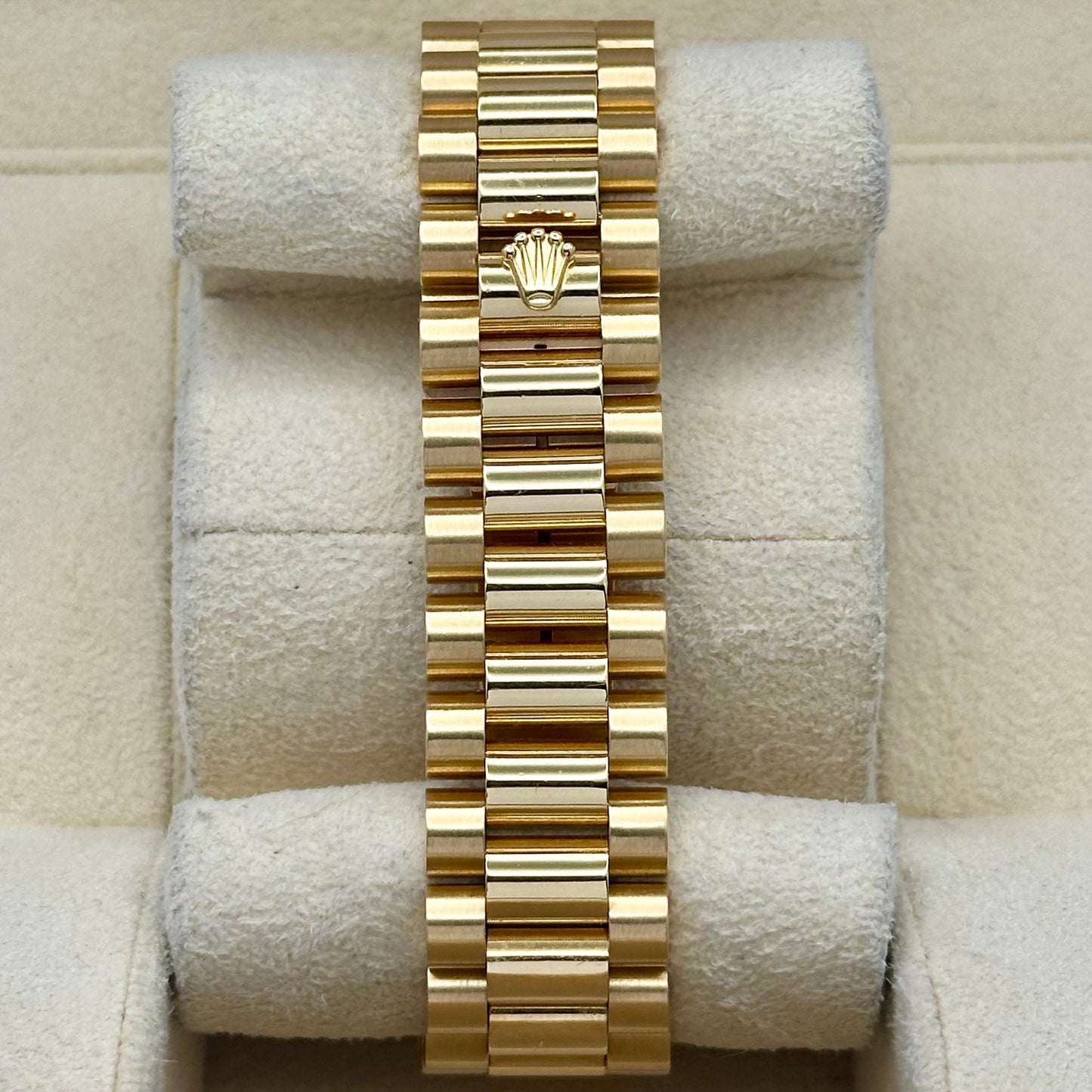 Day-Date 36 Champagne Baguettes 18K Yellow Gold Ref 118238 2005