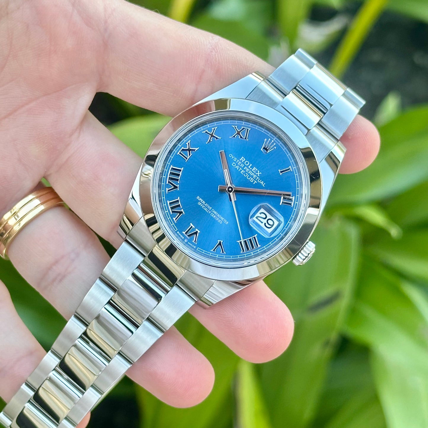 Datejust 41 Azzurro Blue Ref 126300 2023