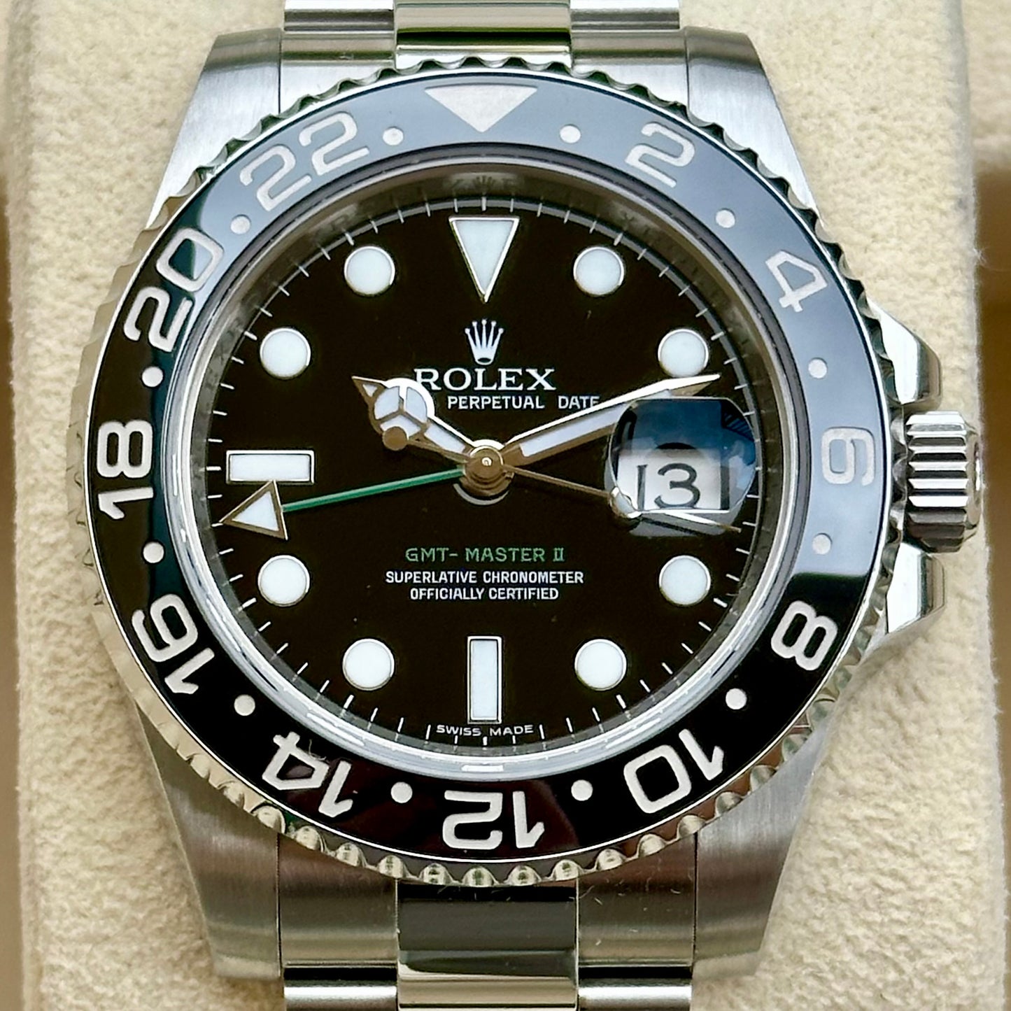 GMT Master II Green Arrow Ref 116710LN 2007 RSC 2022