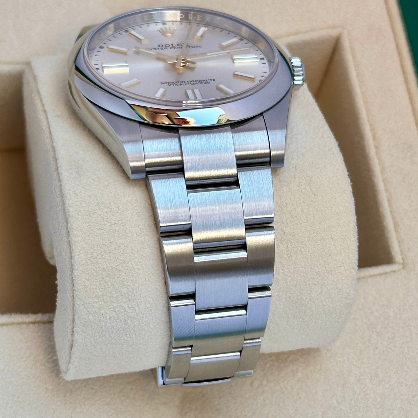 Oyster Perpetual 41 Silver Ref 124300 2020