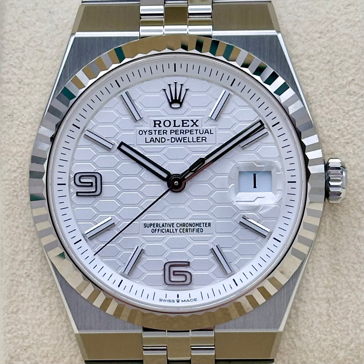 Land-Dweller 40 18K White Gold Ref 127334 2026