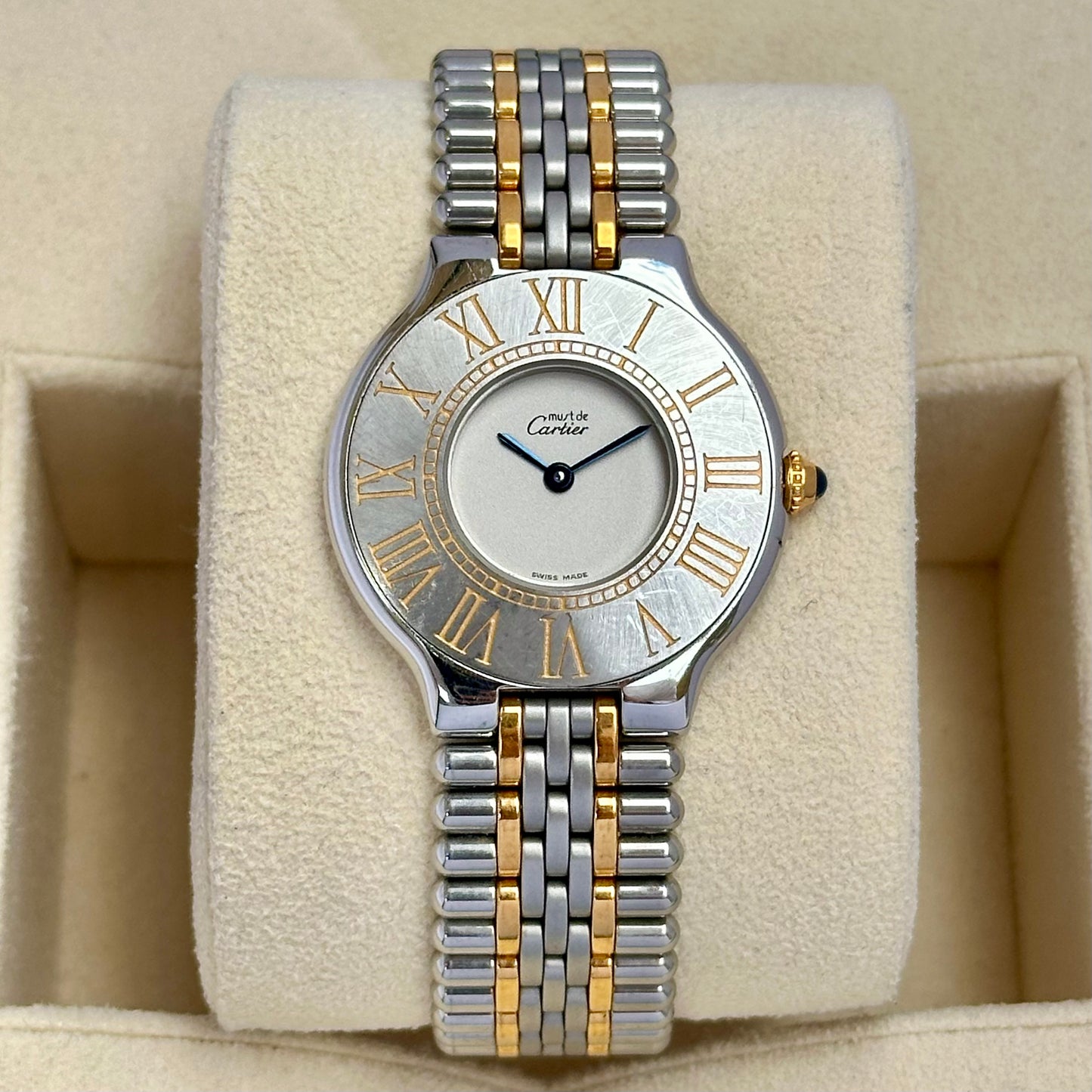 Must De Cartier 21 Two Tone Ref 123000P 1990