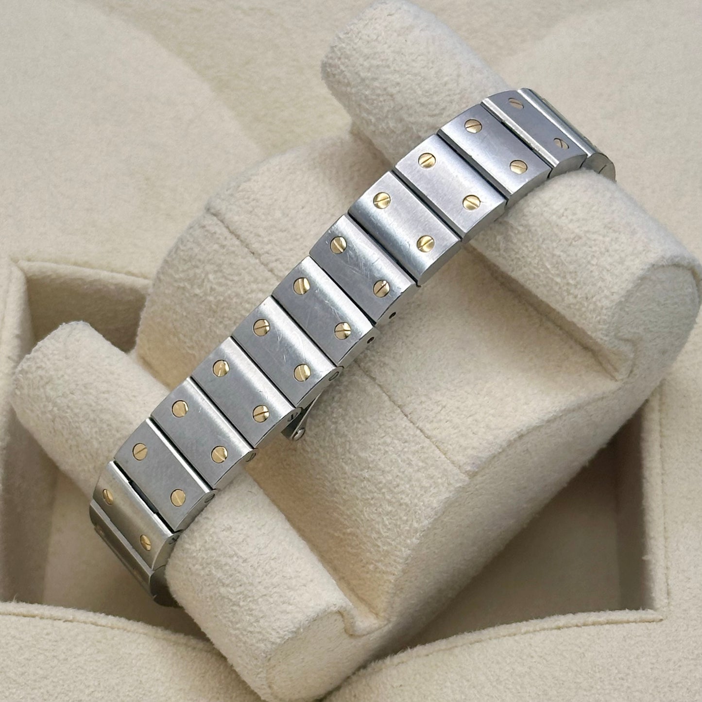 Santos Galbée White Romans 18K Yellow Gold Ref W20012C4 2008