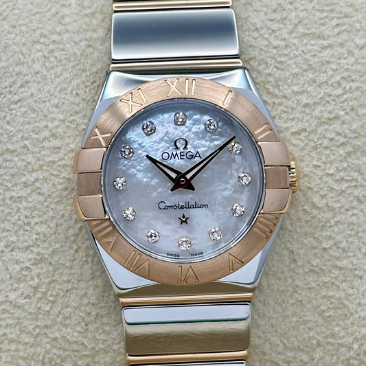 Constellation Ladies Mother Of Pearl Diamond Dial Ref 131.20.25.60.55.001
