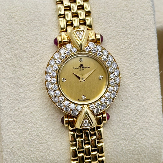 18K Yellow Gold Diamond Bezel Ref 988 16792 2000