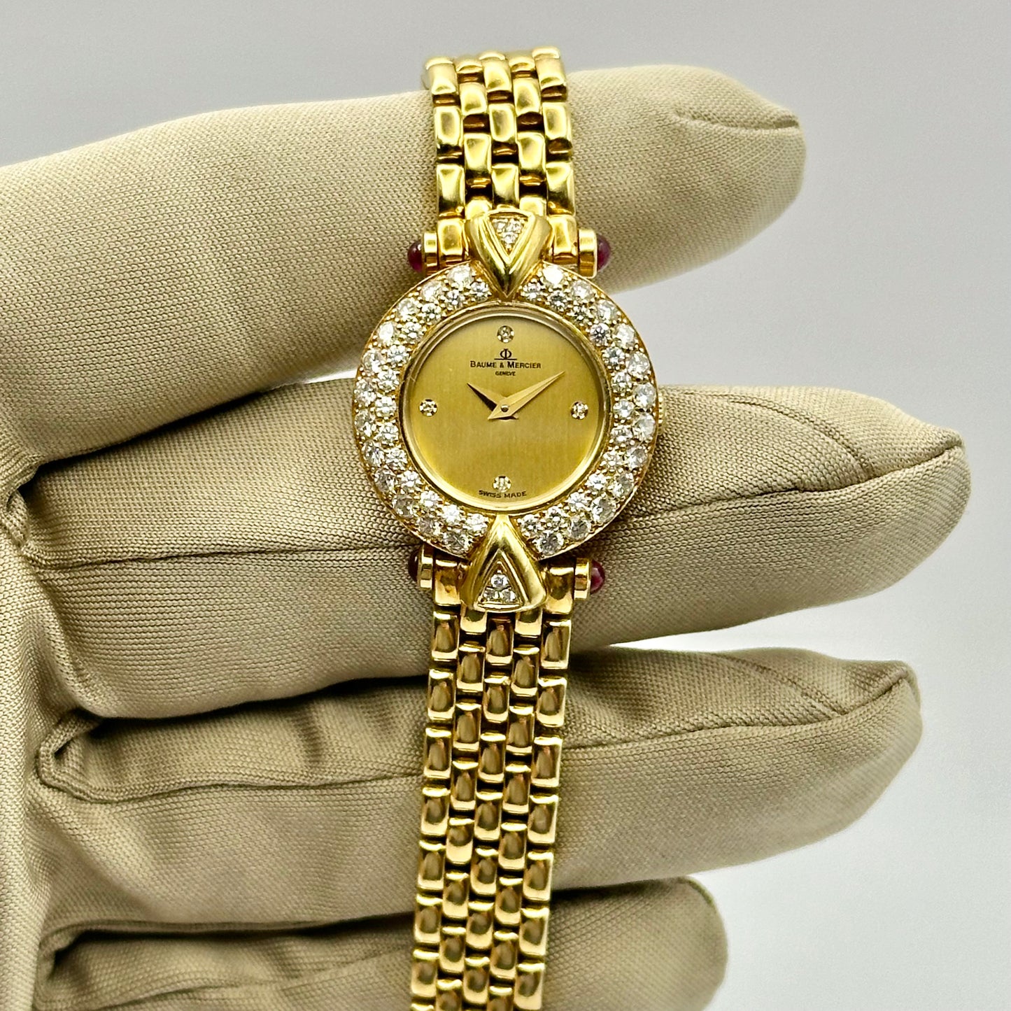 18K Yellow Gold Diamond Bezel Ref 988 16792 2000