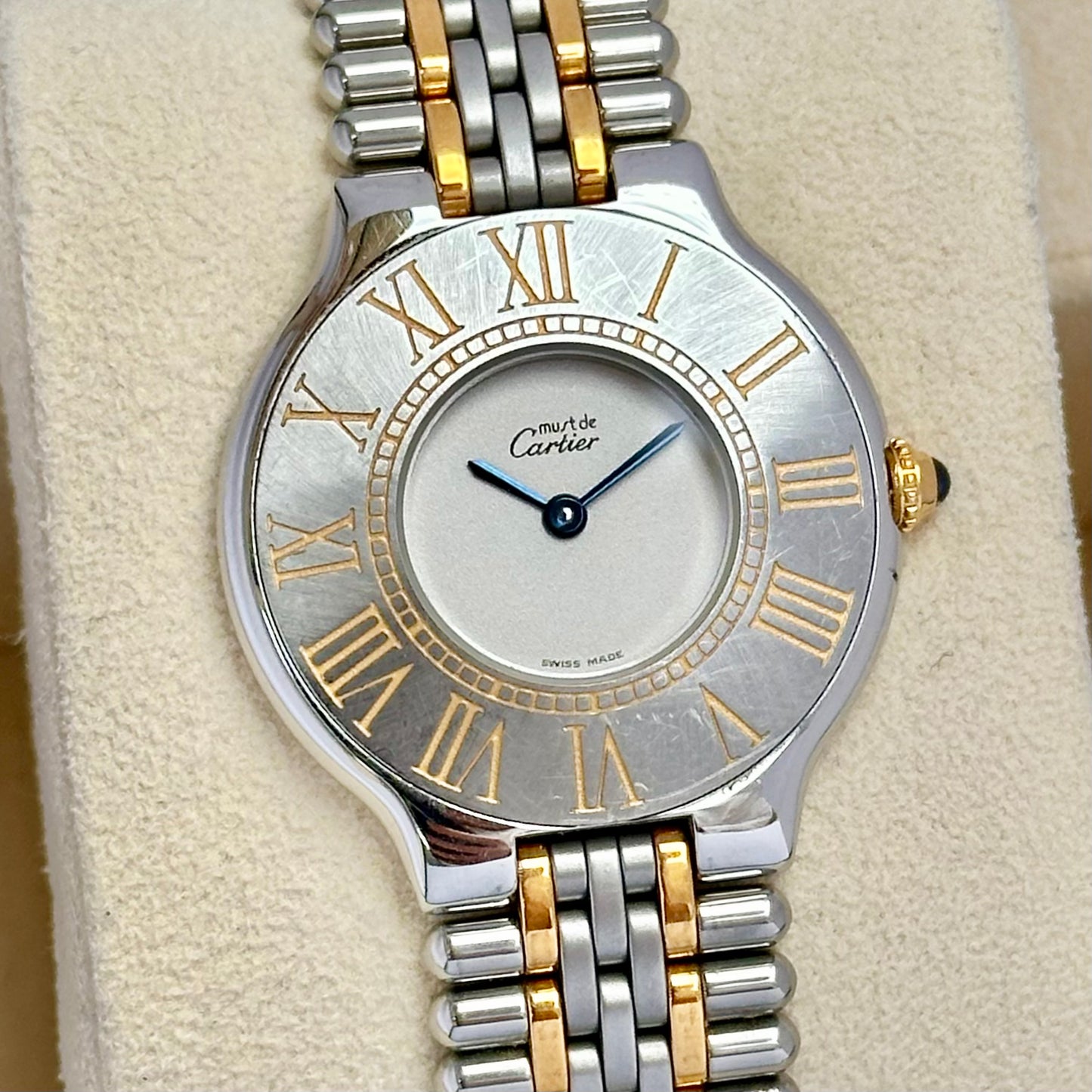 Must De Cartier 21 Two Tone Ref 123000P 1990