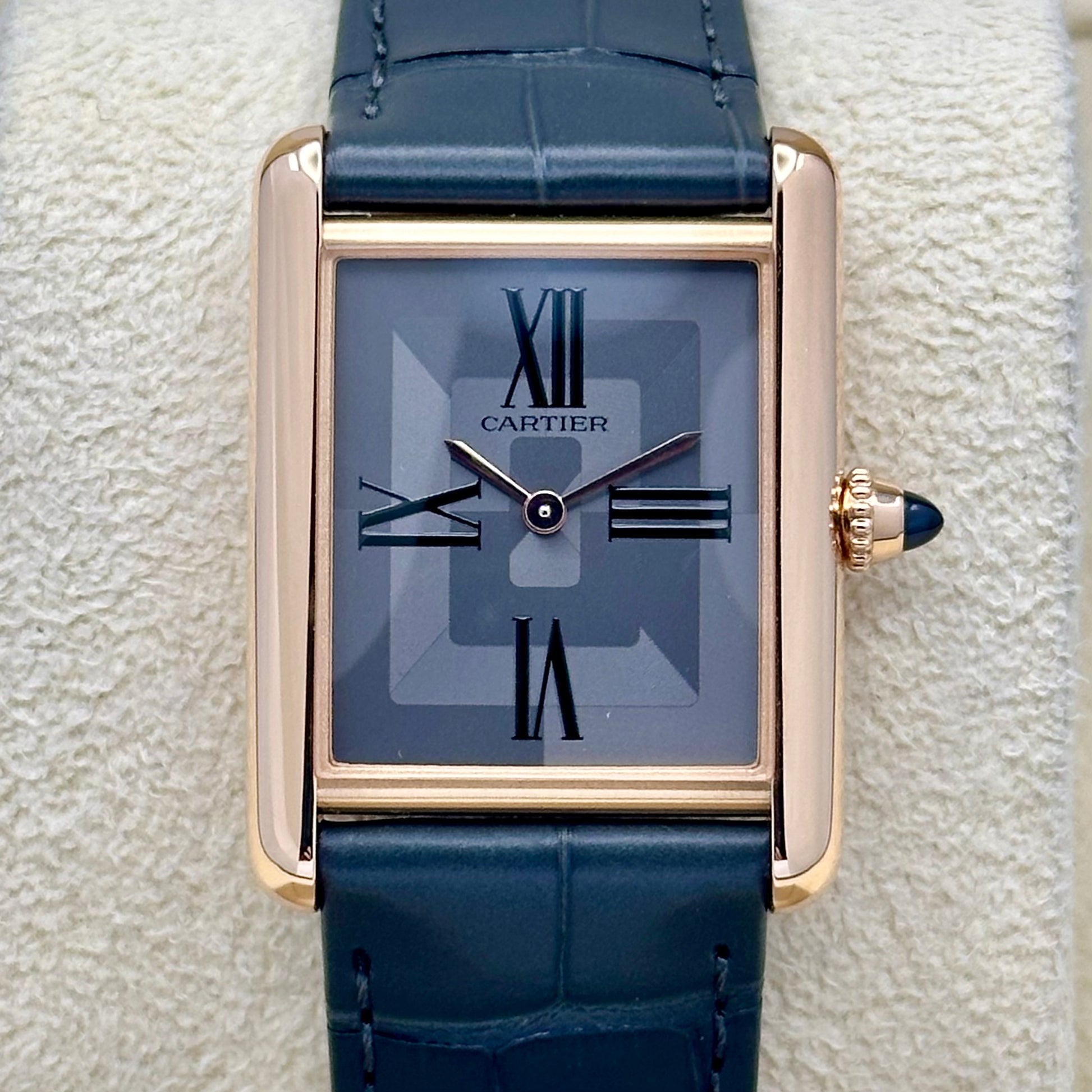 Louis Cartier Large 18K Rose Gold Manual Winding Ref WGTA0092 2025