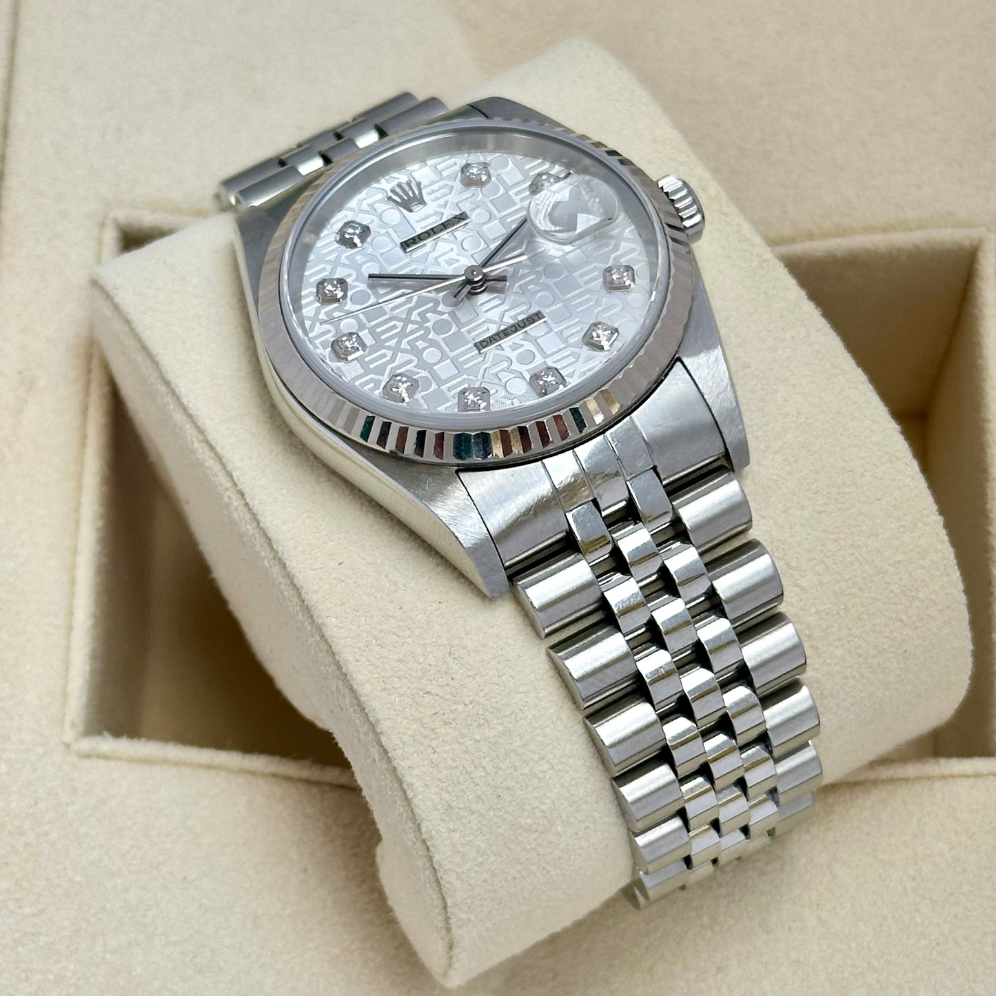 Datejust 36 Anniversary Diamond Dial Ref 16234G 2004