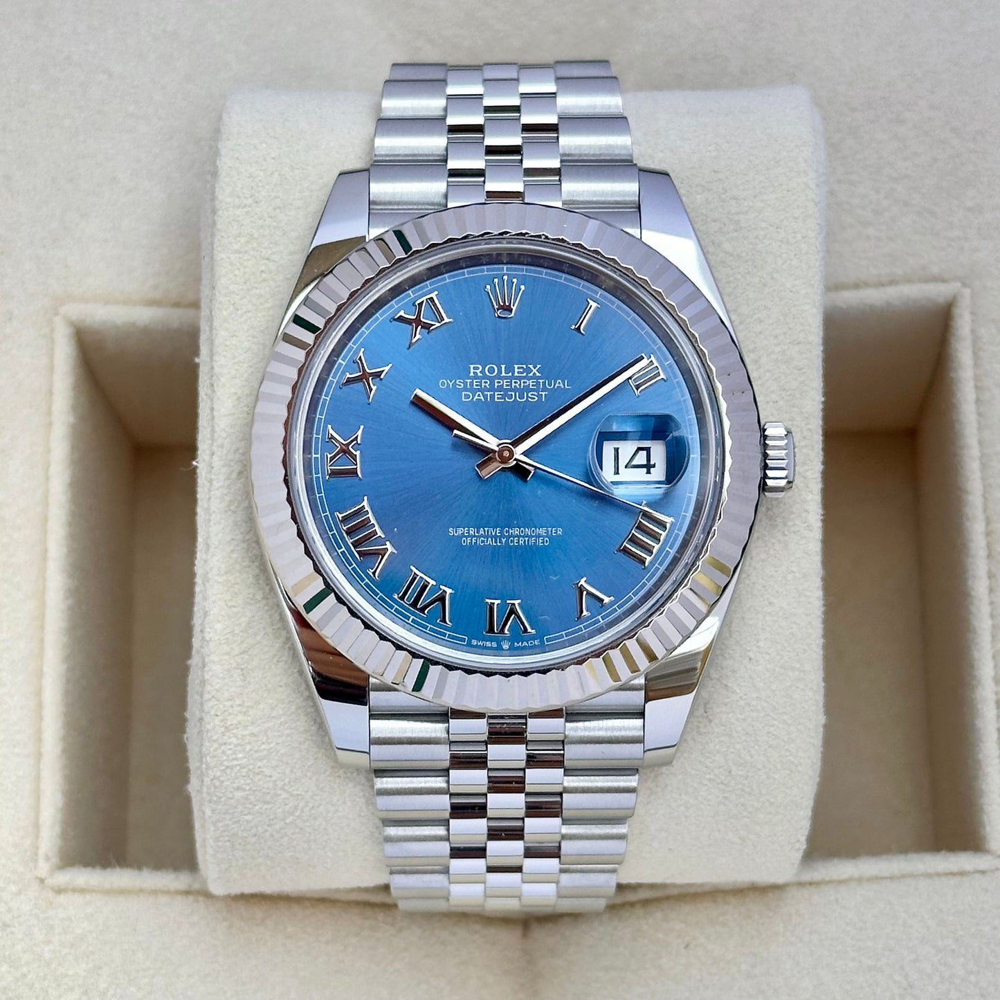 Datejust 41 Azzurro Blue Ref 126334 2021